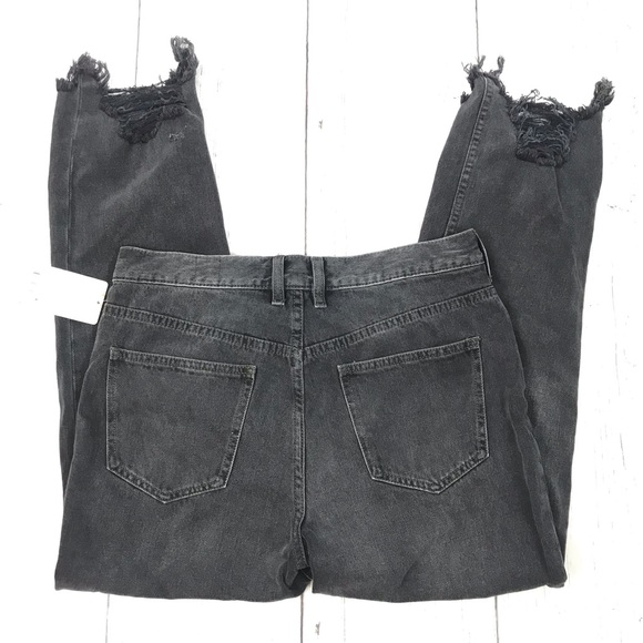 NWT Free People Chewed Up Straight Leg Jeans - Picture 4 of 6